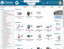 Tablet Screenshot of casafer.com.br